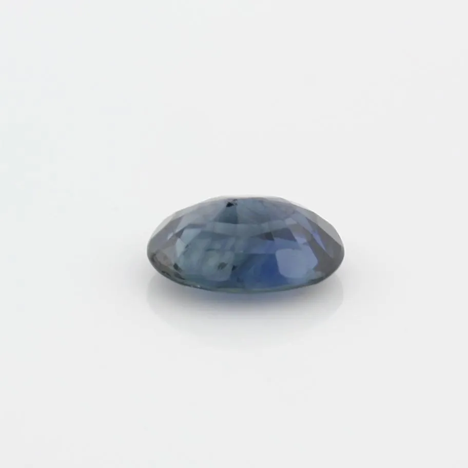 1.63 carat Oval Blue Sapphire Certified 6.23 x 8.18 mm