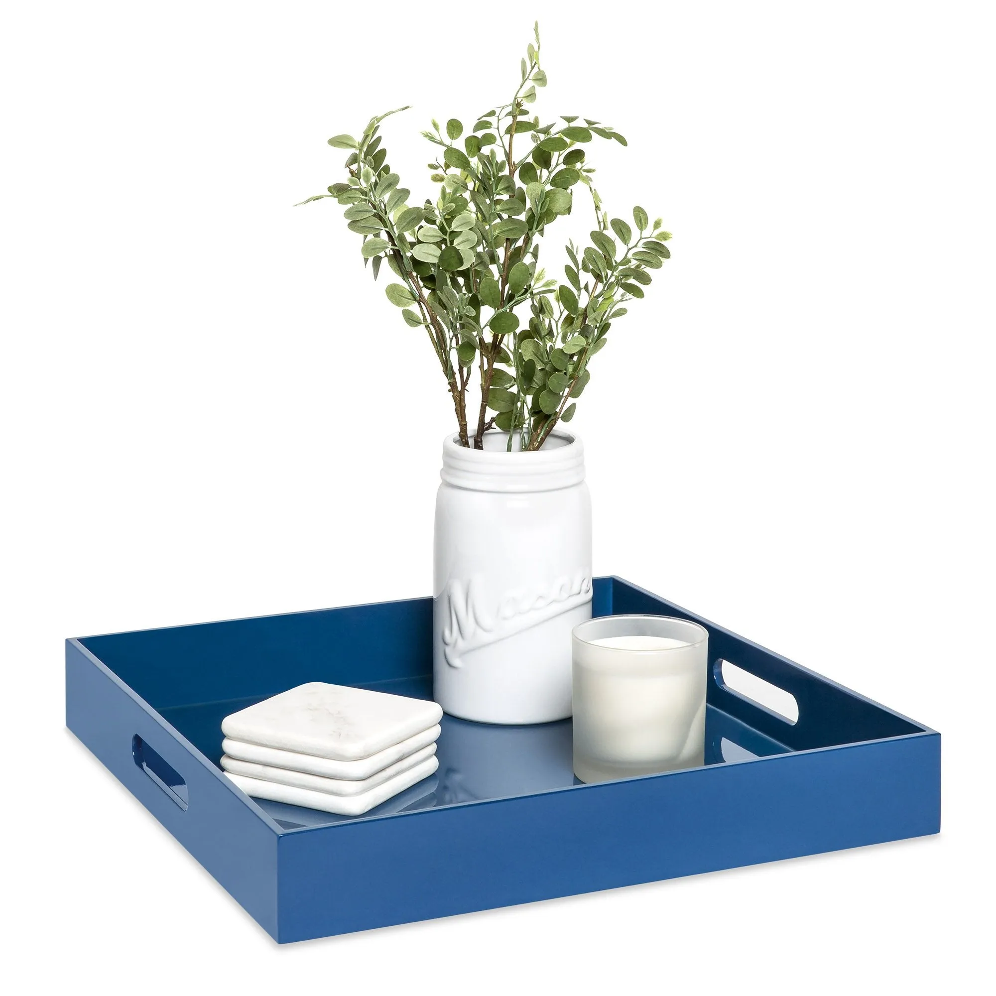 16x16in Decorative Catch-All Valet Serving Tray