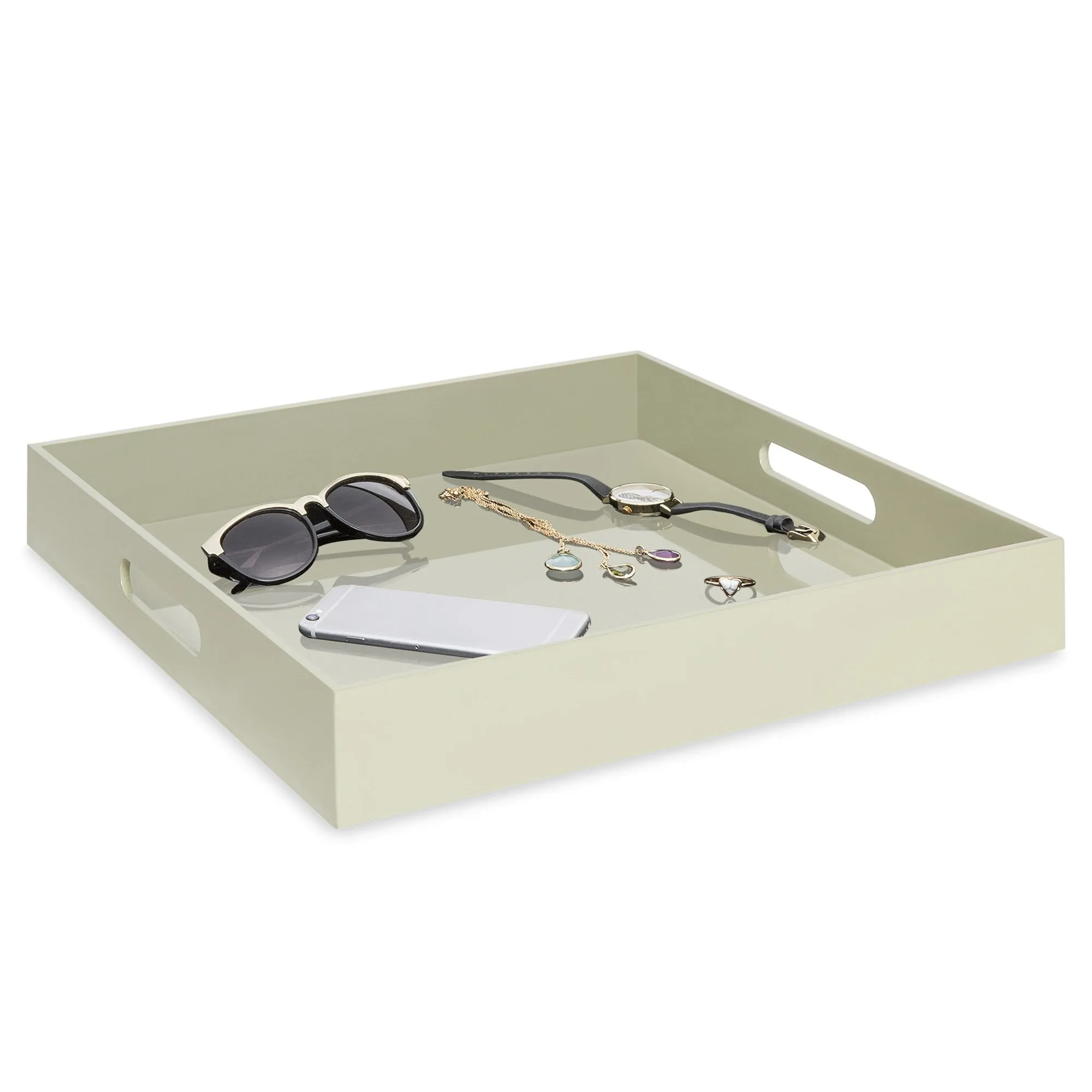 16x16in Decorative Catch-All Valet Serving Tray