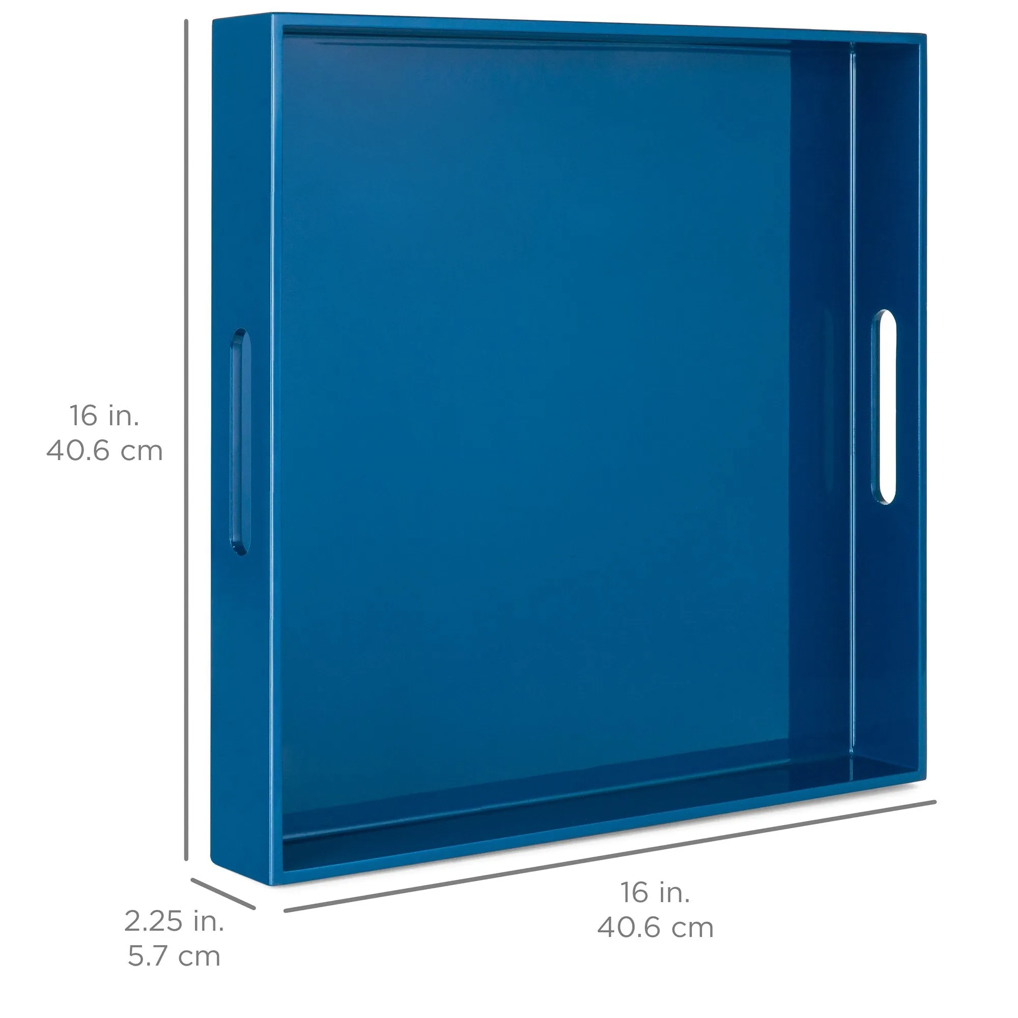 16x16in Decorative Catch-All Valet Serving Tray
