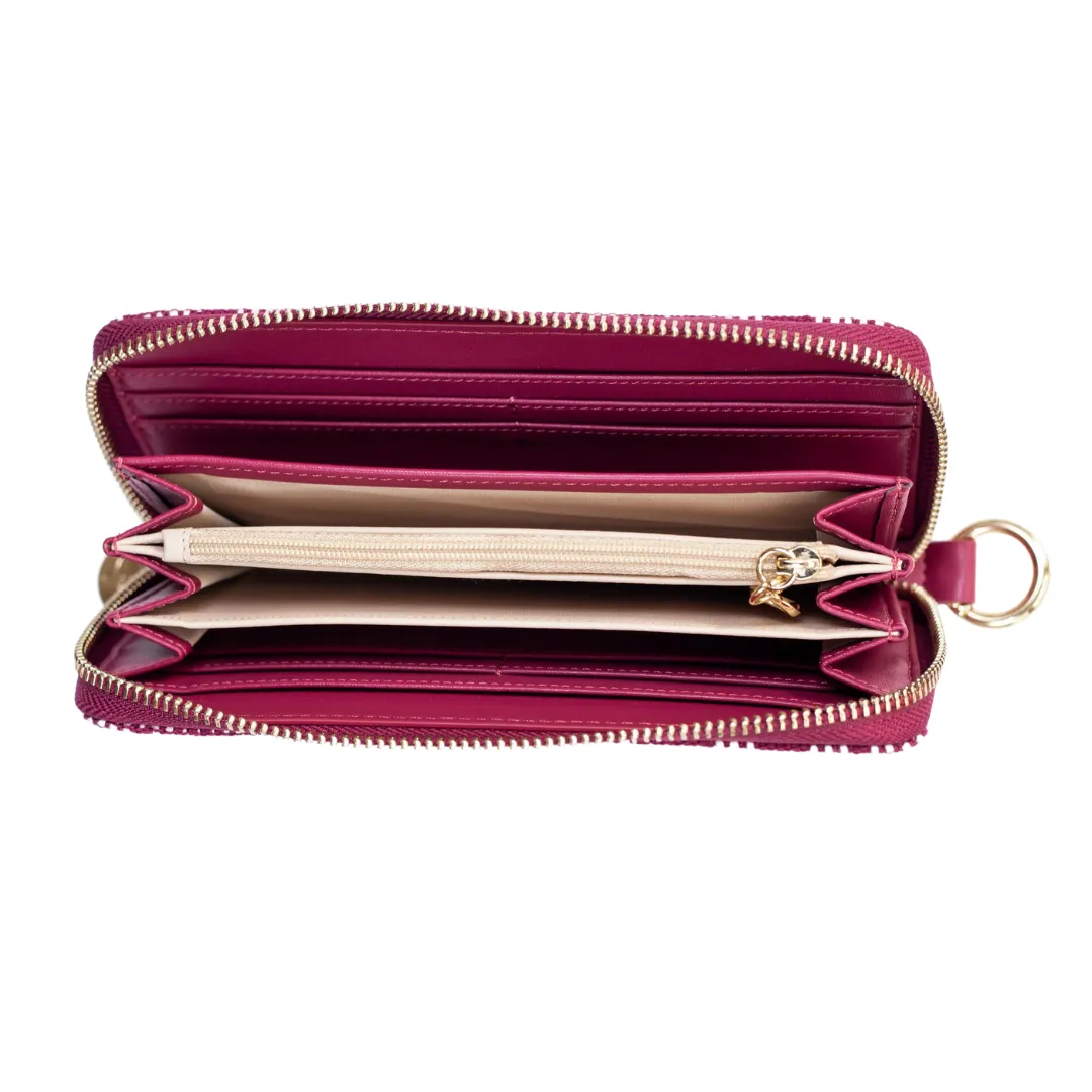 Adunni Wallet - Burgundy