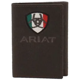 Ariat M&F Mexico Flag Logo Trifold Wallet