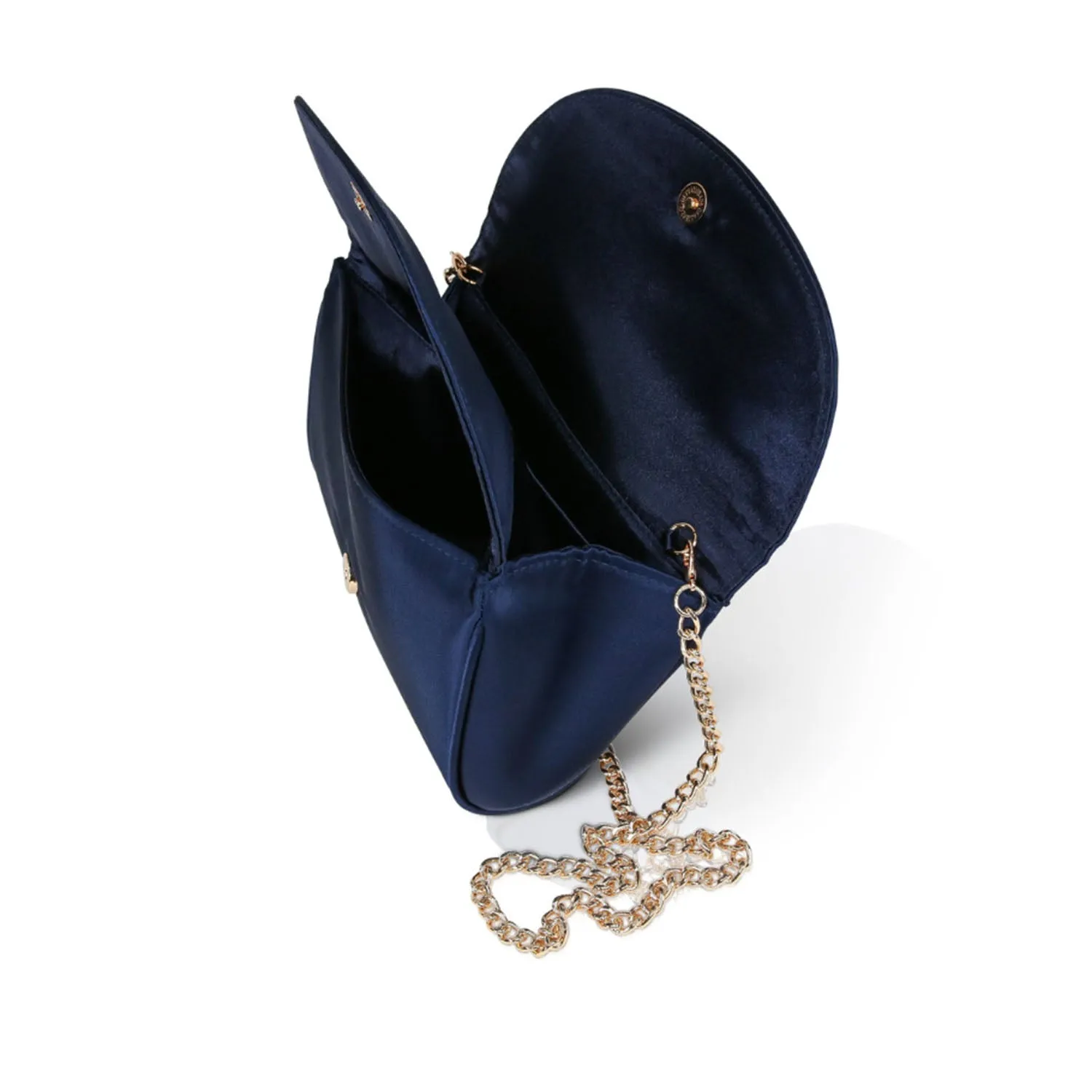 Badgley Mischka Women's Smile Clutch in Navy