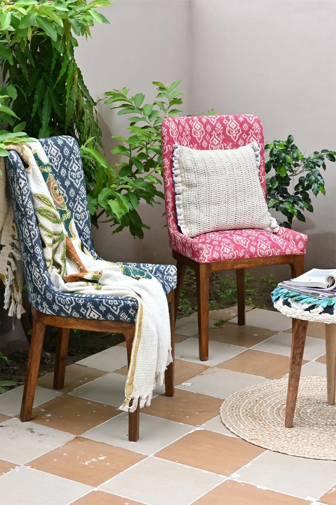 BERJALIN PRINTED CHAIR  - 4 Colors