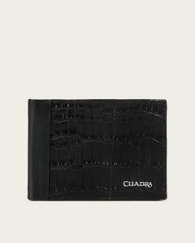 Black bifold ultra exotic wallet