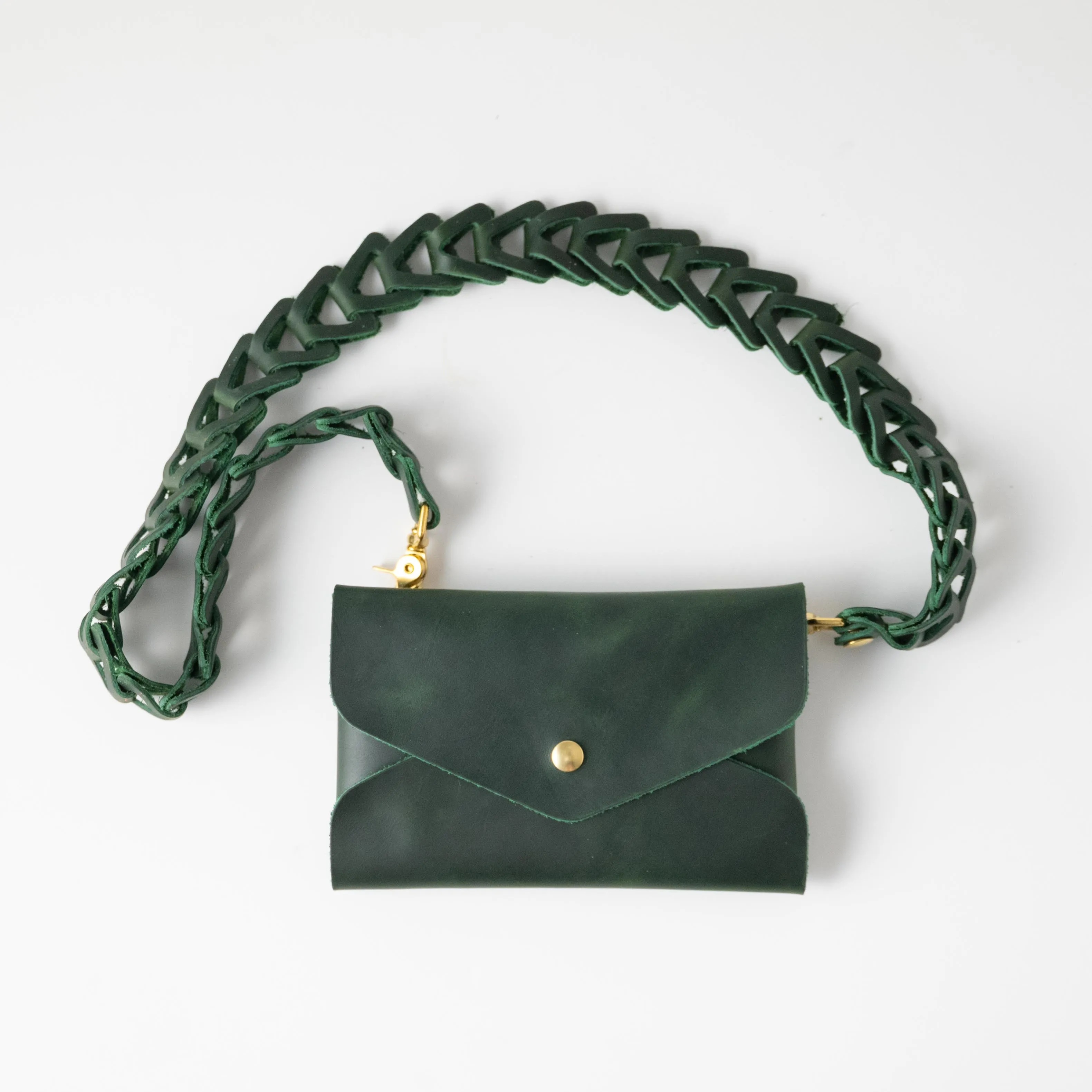 Black Kodiak Envelope Clutch