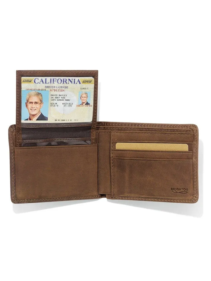 Brighton 89539 Vanderbilt Passcase Wallet Brown