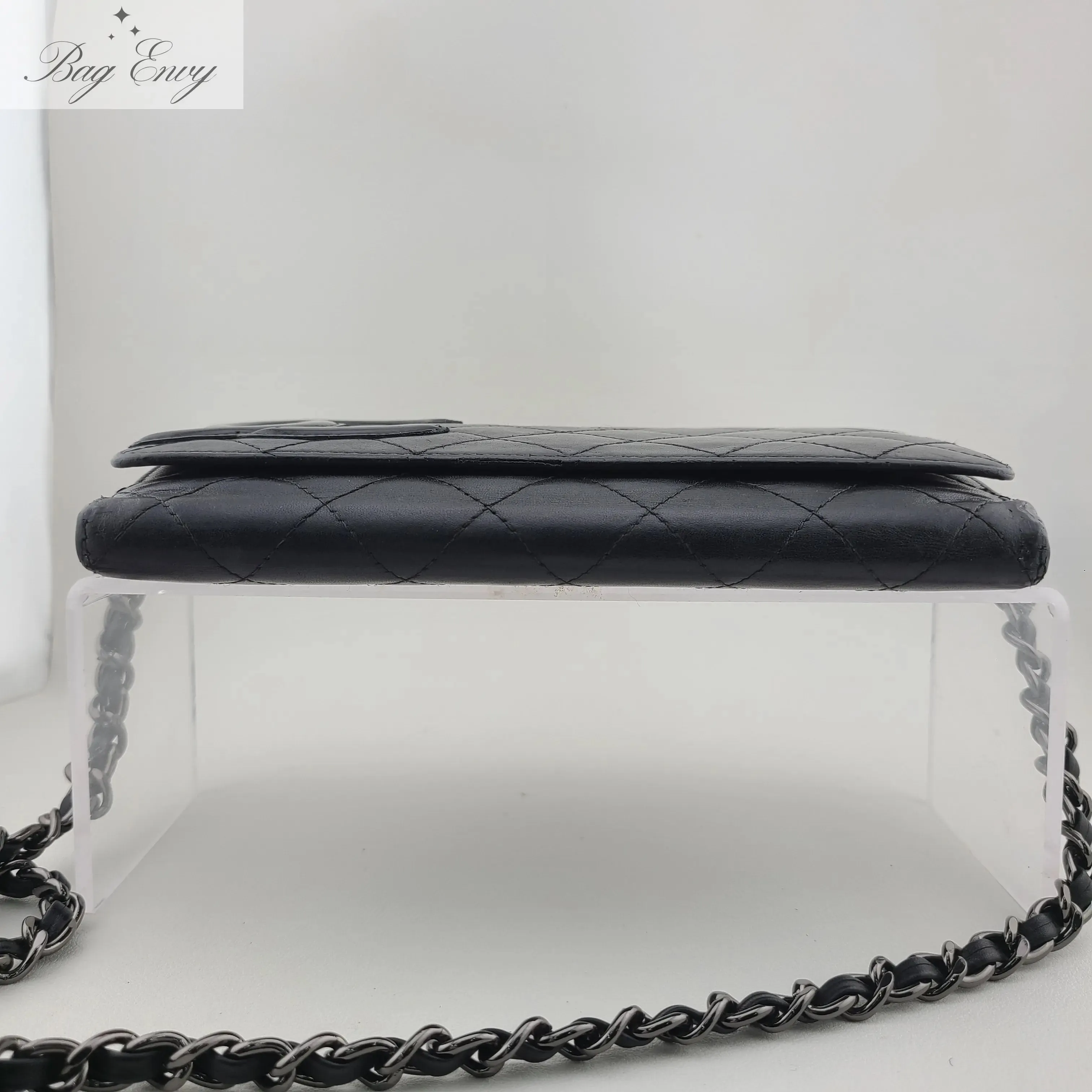 CHANEL Lambskin Cambon Wallet