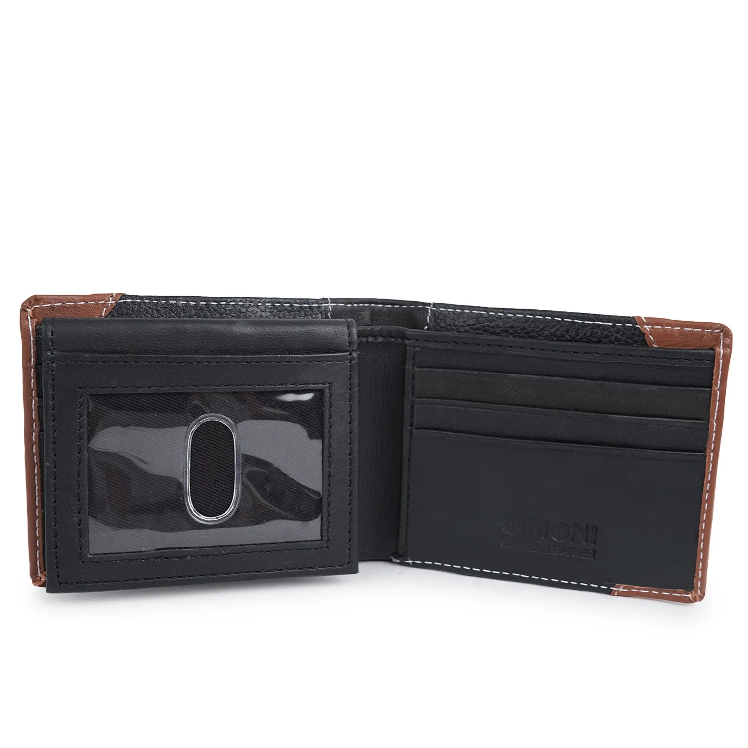 CIMONI Genuine Leather Casual Slim Multi Credit Cards Slot RFID Wallet for Men