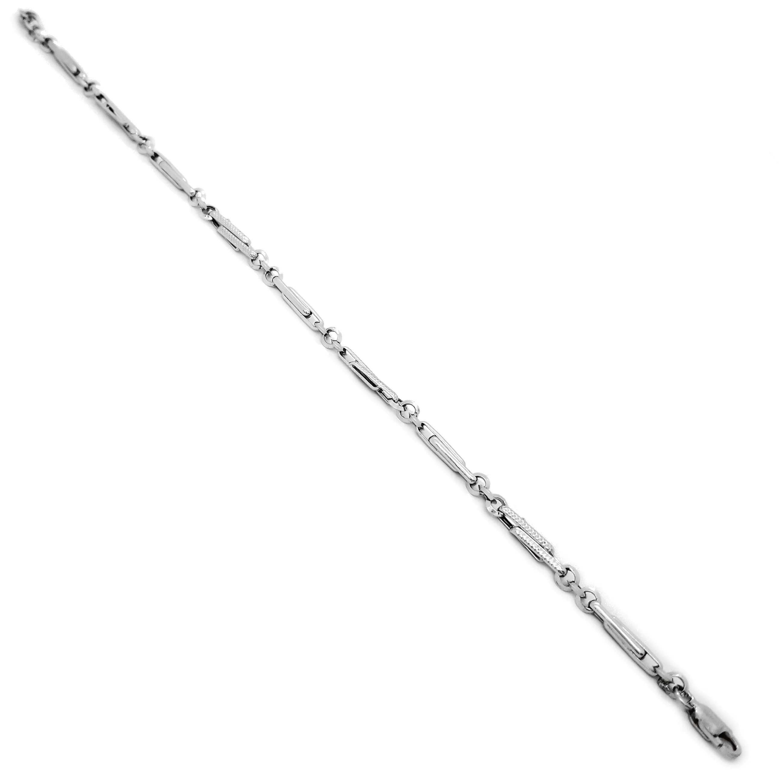 Classic White Gold Bracelet (14K)