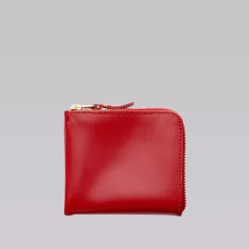 COMME DES GARCONS WALLET SA3100 COLOUR PLAIN RED
