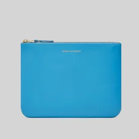 COMME DES GARCONS WALLET SA5100 COLOUR PLAIN BLUE