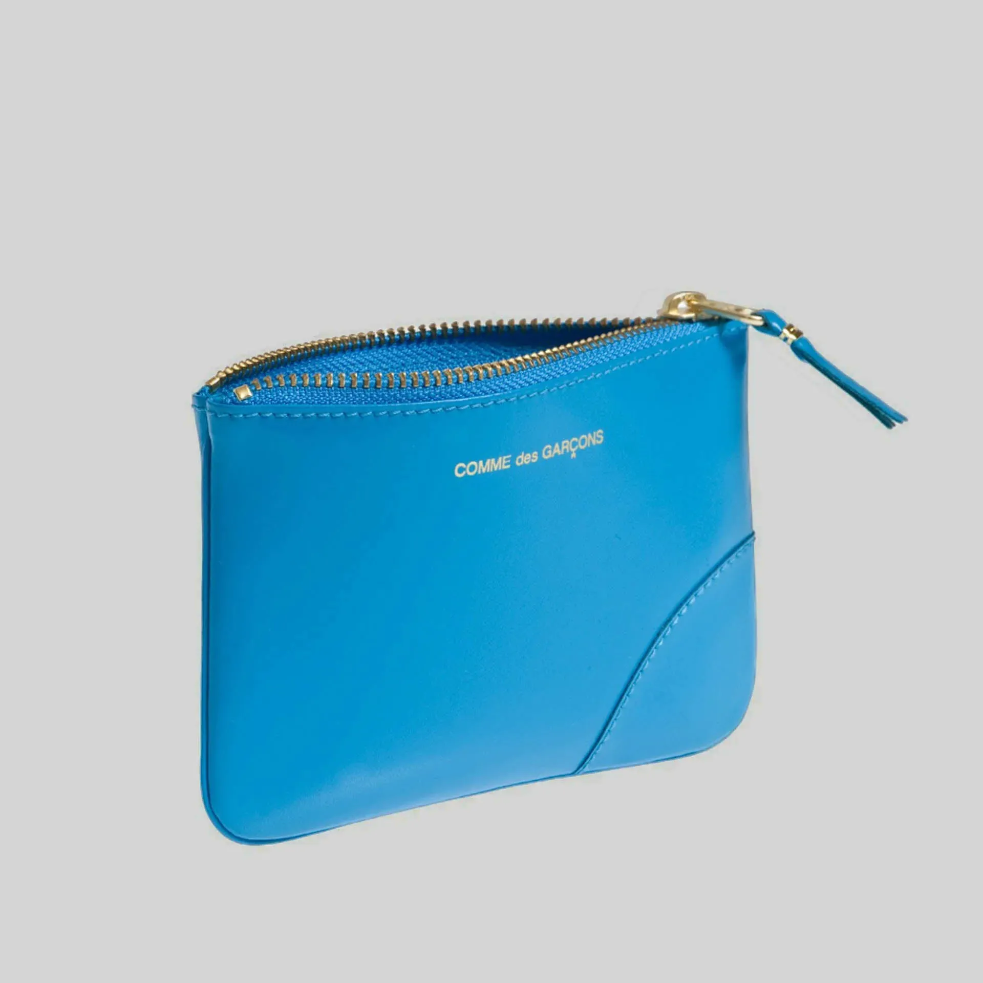 COMME DES GARCONS WALLET SA8100 COLOUR PLAIN BLUE