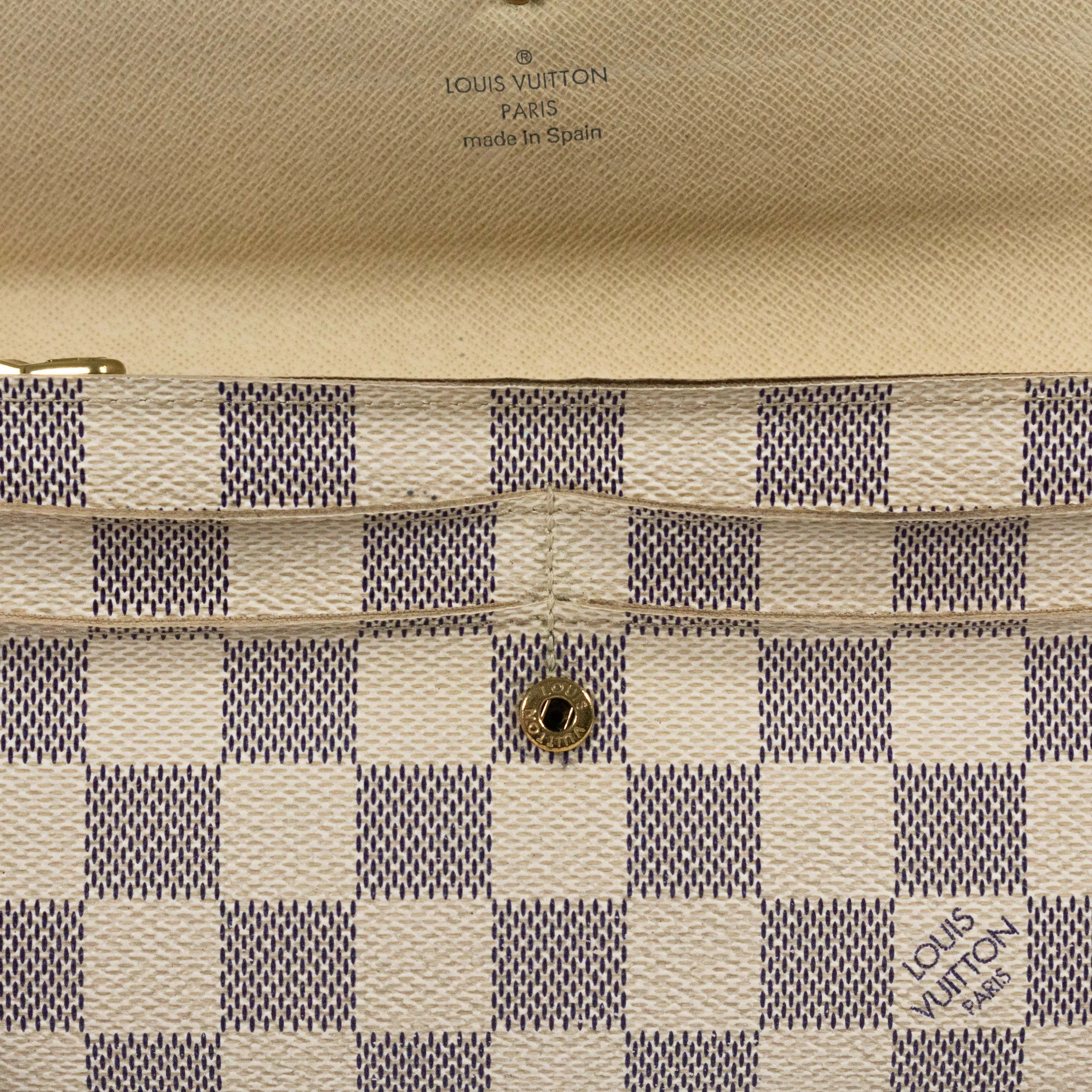Damier Azur Sarah Wallet