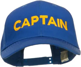 e4Hats.com Captain Embroidered Cap