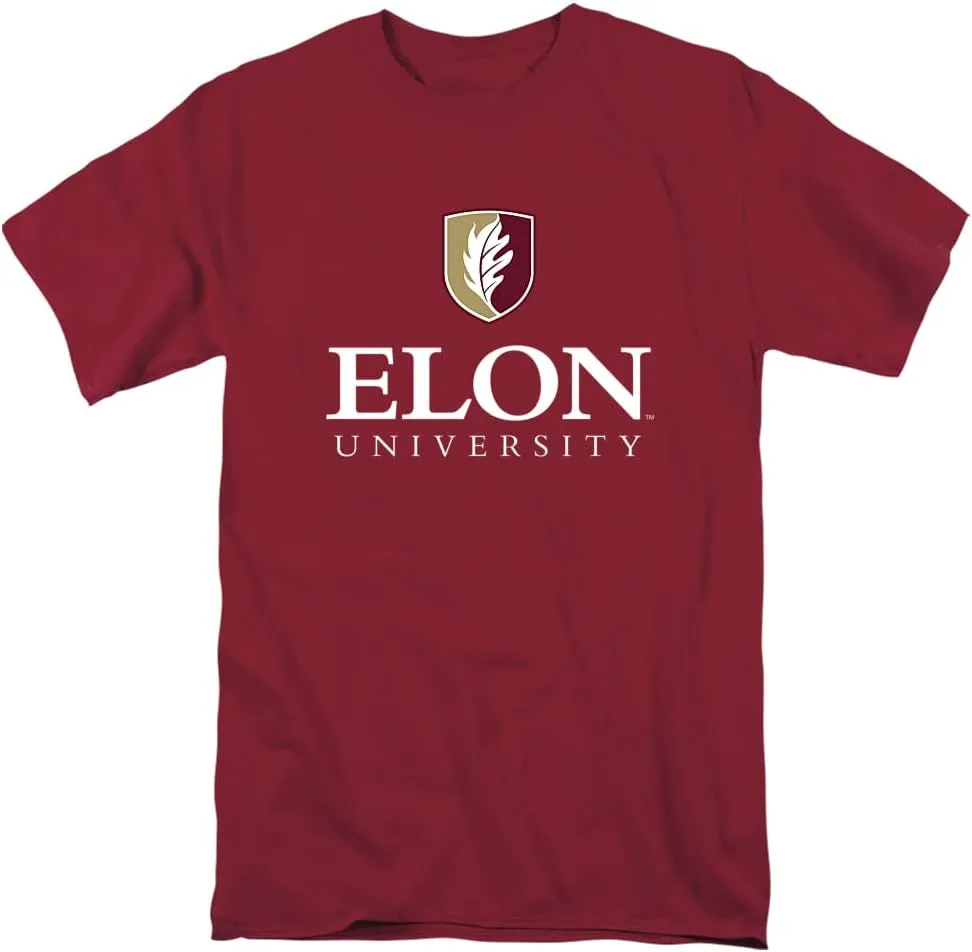 Elon University Official Stacked Unisex Adult T Shirt