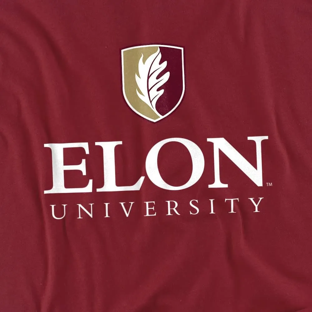 Elon University Official Stacked Unisex Adult T Shirt
