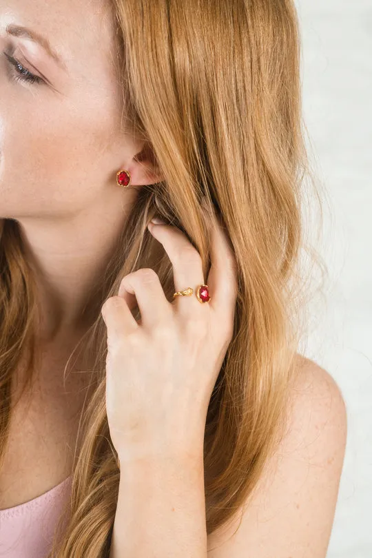 Emma Birthstone Earrings ~ Various Styles