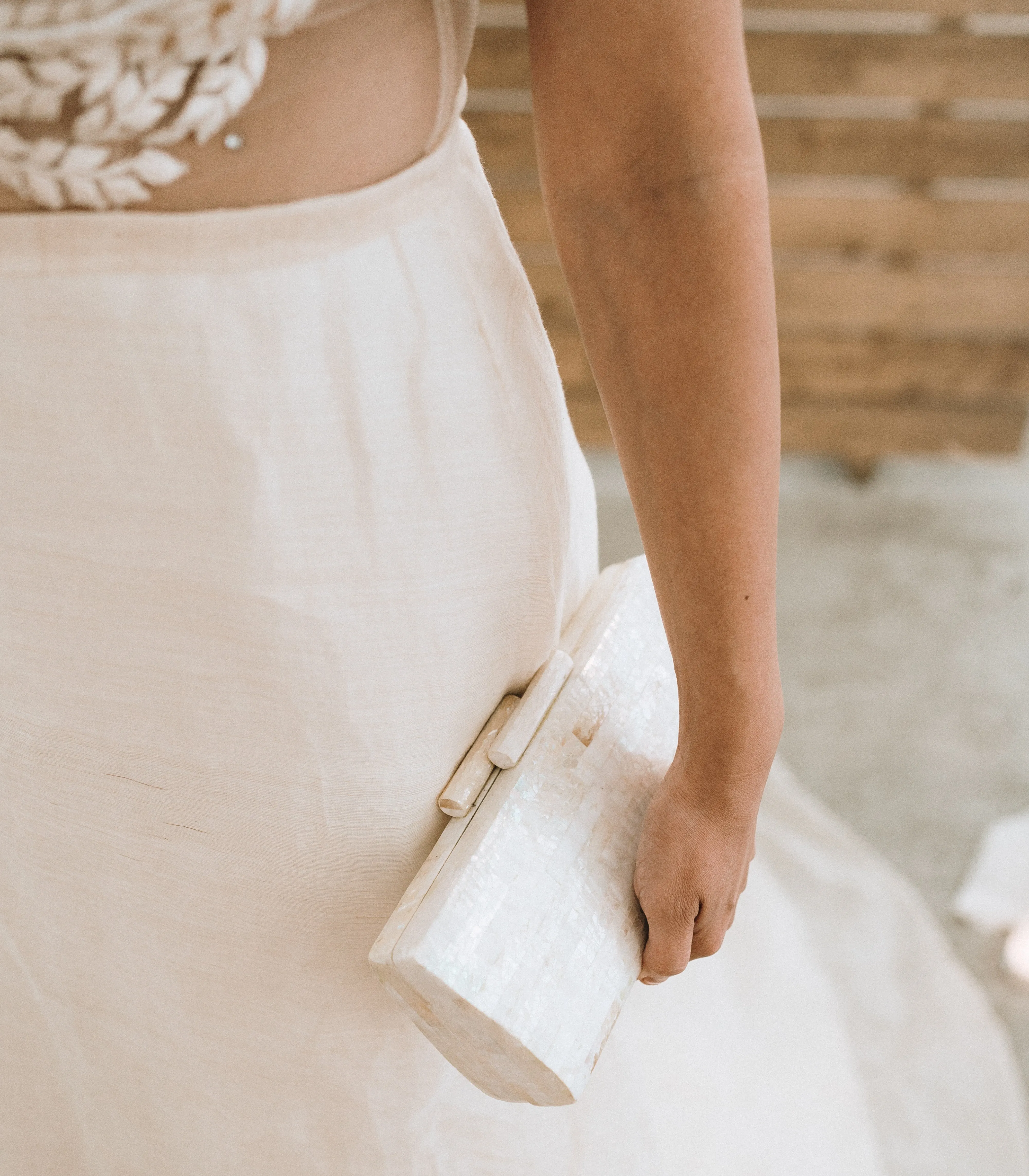 Gunita Shell Clutch in Macabebe