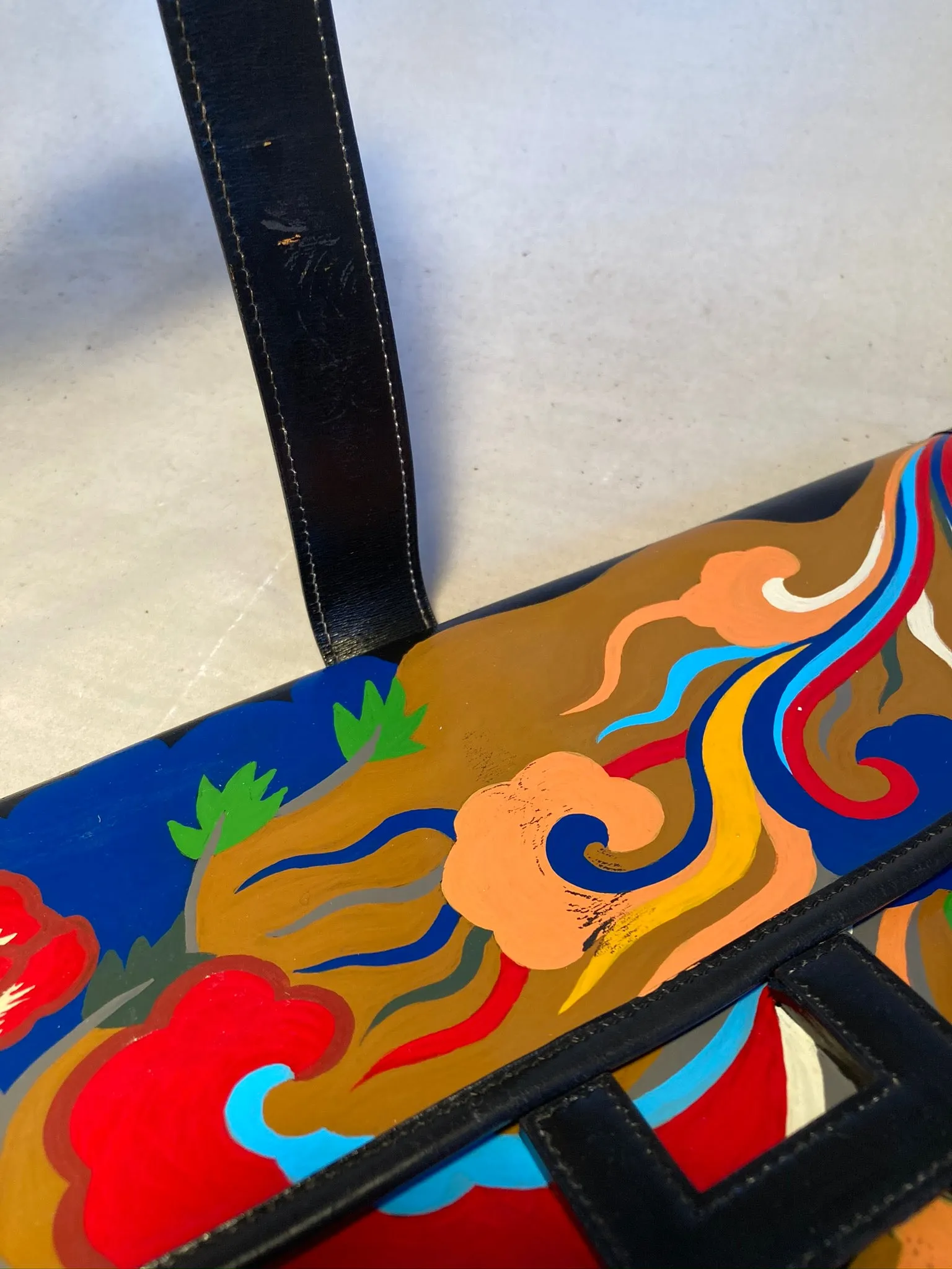 Hermes Hand Painted Jige 35 Clutch