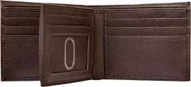 ID Stronghold Extra Capacity Bifold Wallet for Men - RFID Blocking Genuine Leather Wallet
