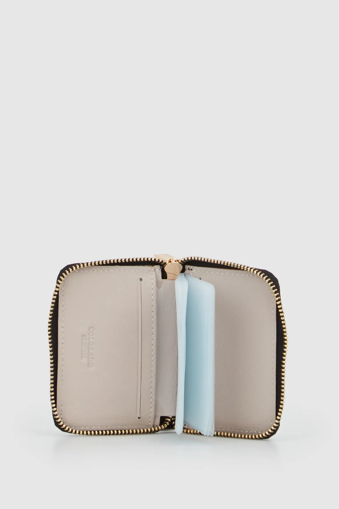 Leather Zip Around CC Case