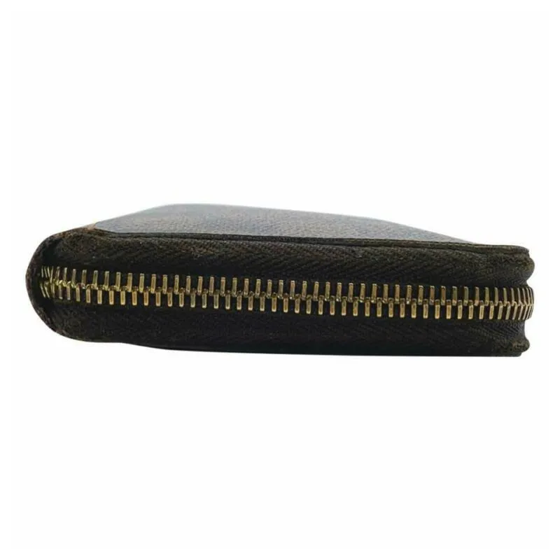 Louis Vuitton Brown Zippy Damier Ebene Wallet