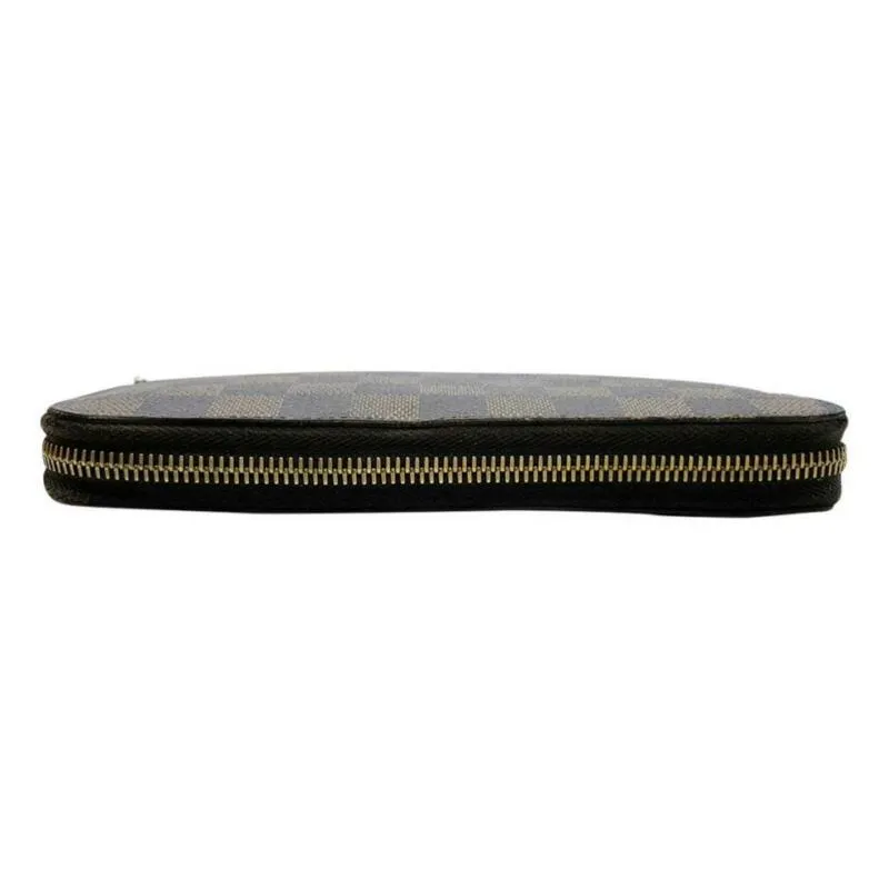 Louis Vuitton Brown Zippy Damier Ebene Wallet