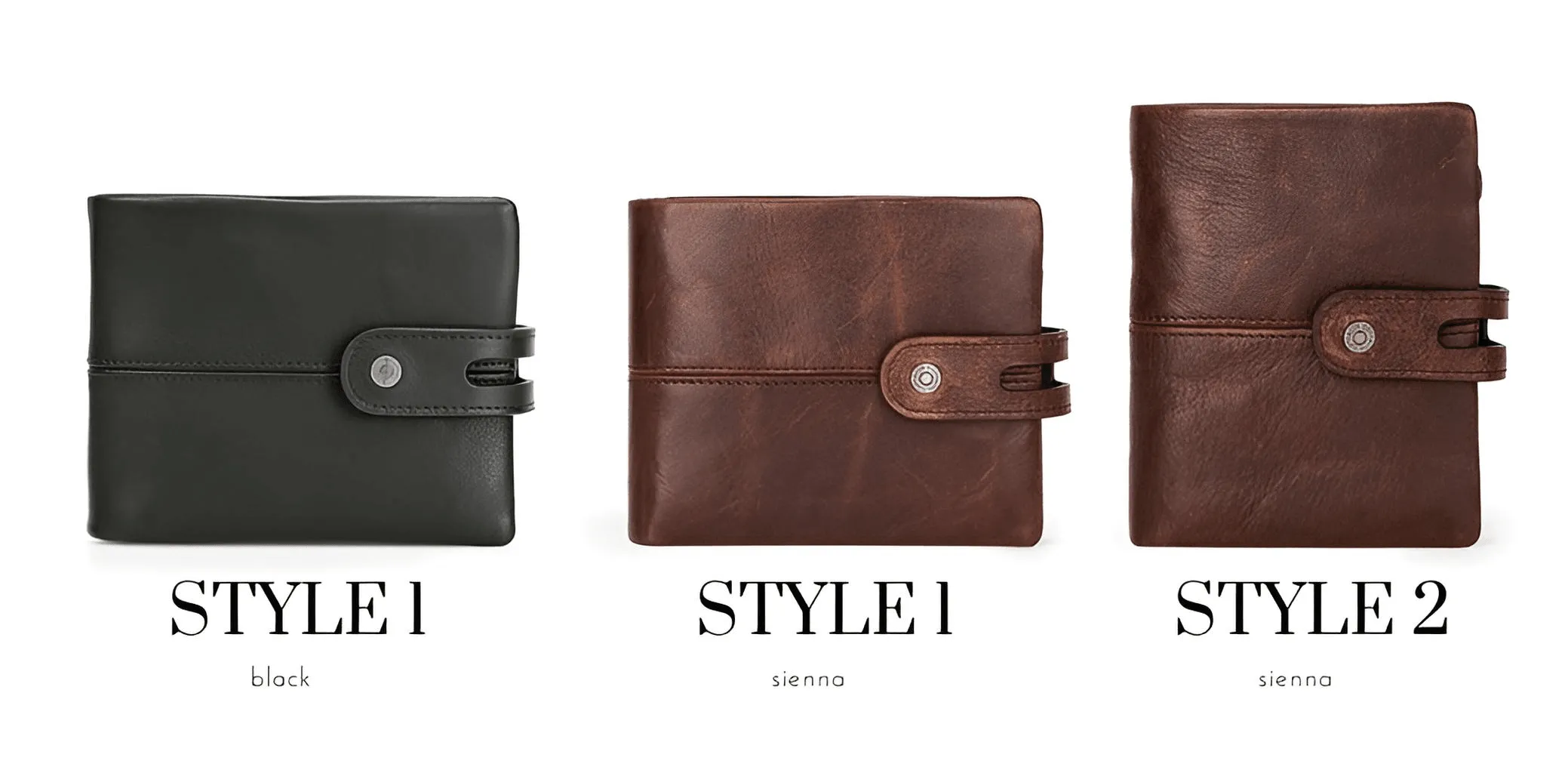 Men's Crazy Horse Genuine Leather Wallet - RFID Protection!
