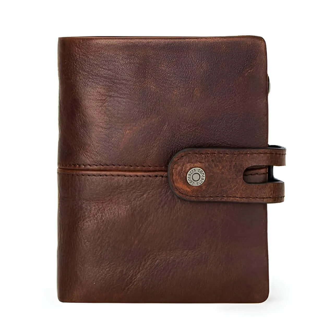 Men's Crazy Horse Genuine Leather Wallet - RFID Protection!
