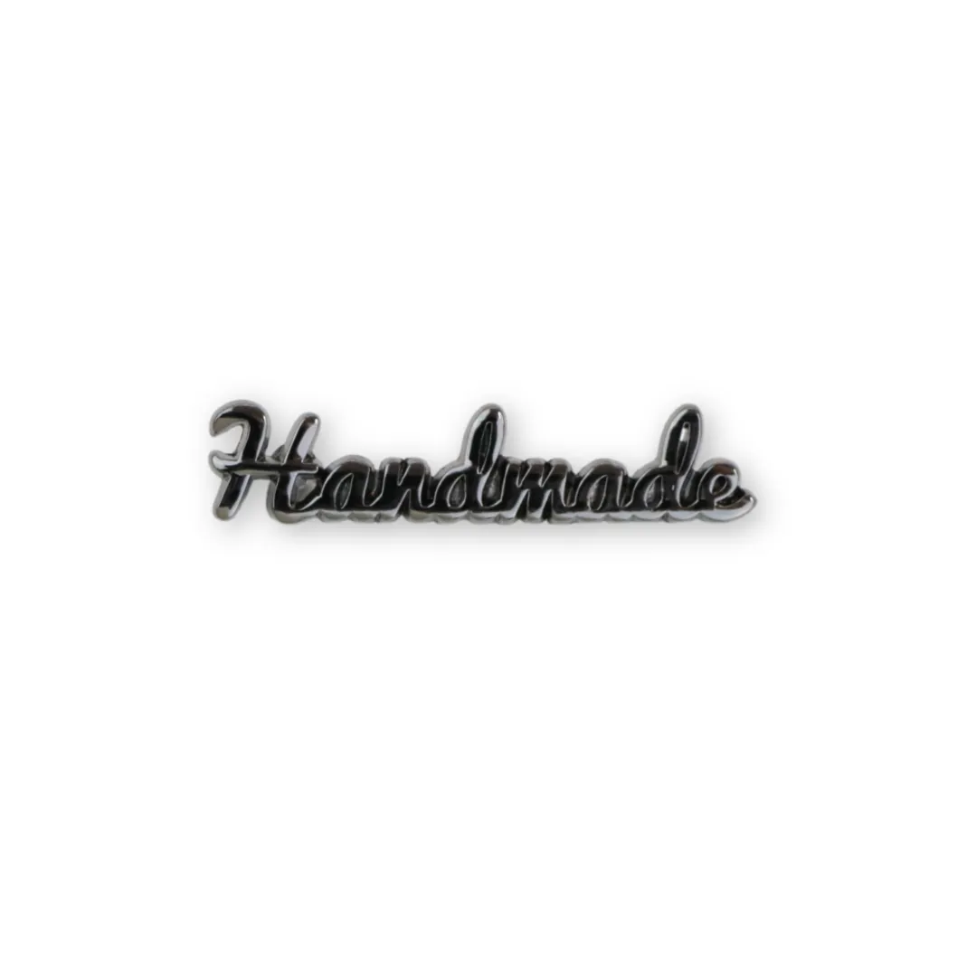 Metal Bag Label - Script Handmade