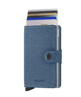MINIWALLET TWIST JEANS BLUE