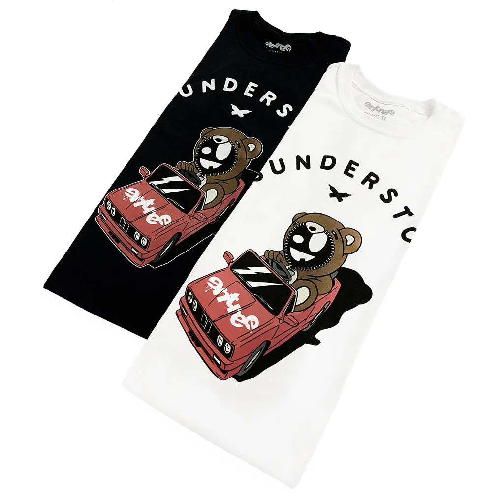 Misunderstood Drop Top Teddy Black Tee