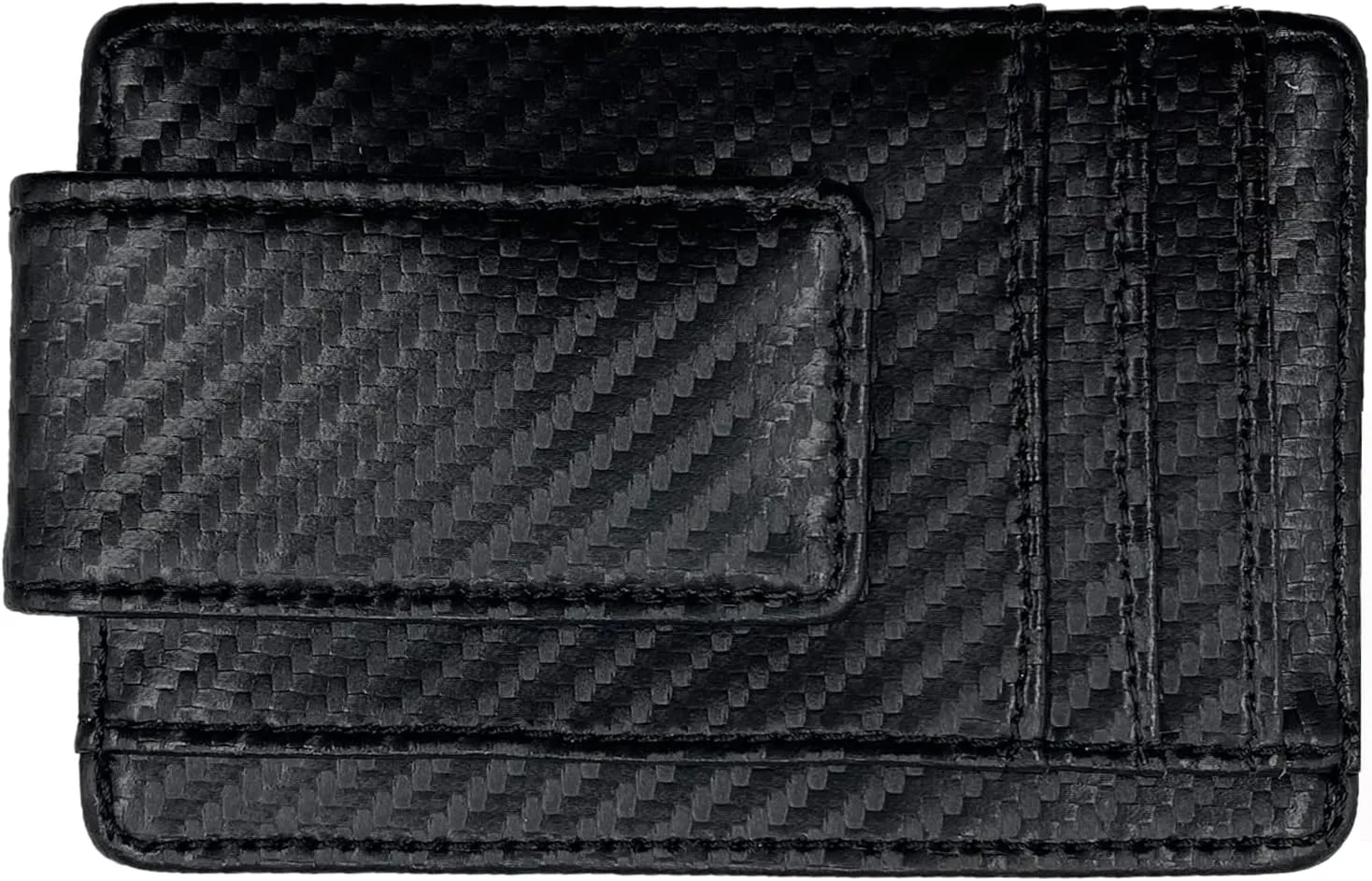 Money Clip RFID Front Pocket Wallet Men Leather Slim Minimalist Wallet