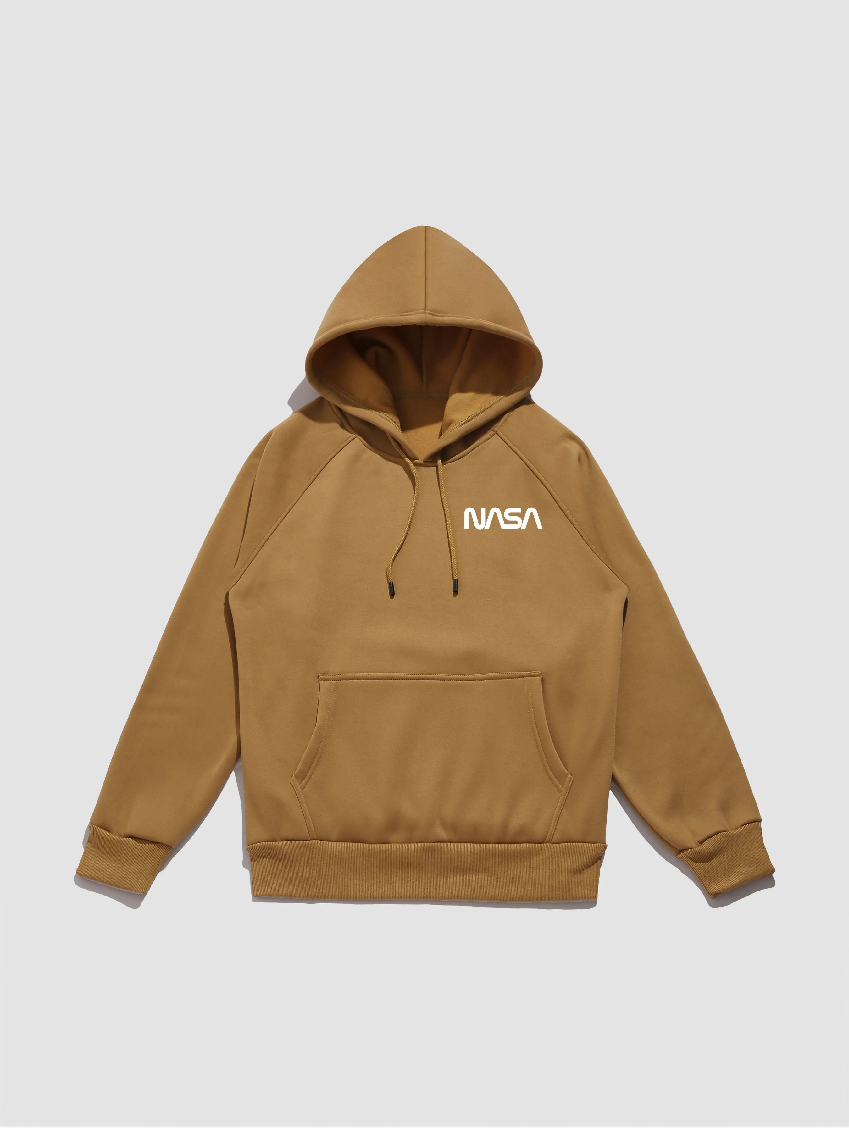 Nasa Letter Print Hoodie