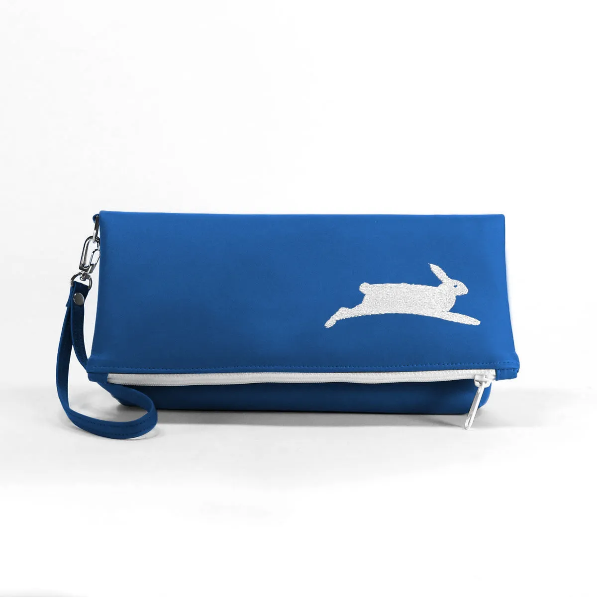 PETA Bunny Vegan Foldover Clutch/Crossbody Bag (Multicolored)