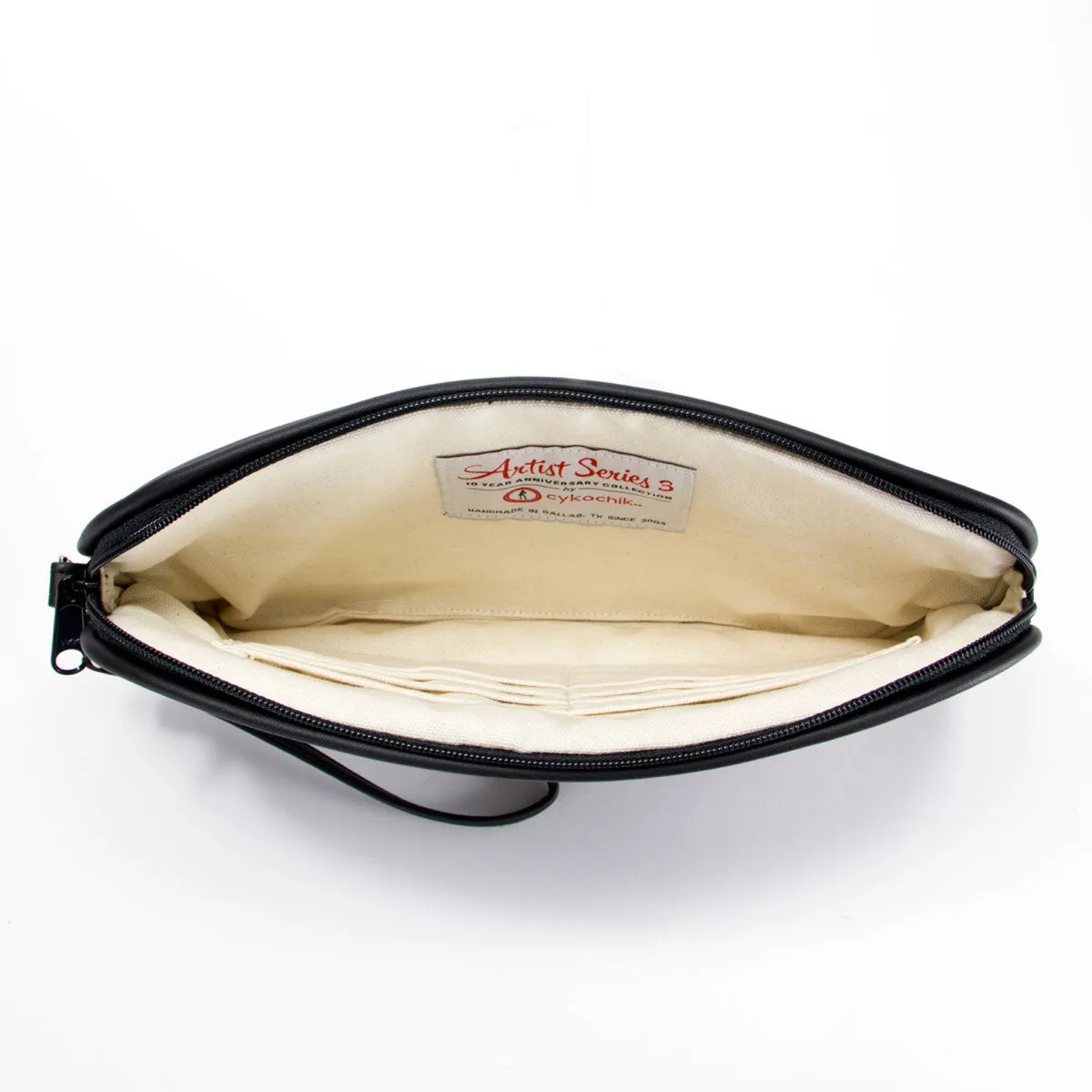 "Silhouette" Vegan Clutch/Crossbody Bag – Design by Dallas Artist Jody Pham (Multicolored)