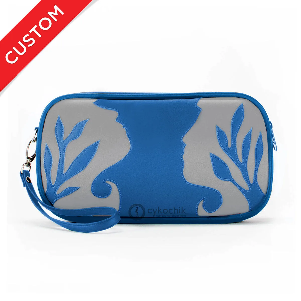 "Silhouette" Vegan Clutch/Crossbody Bag – Design by Dallas Artist Jody Pham (Multicolored)