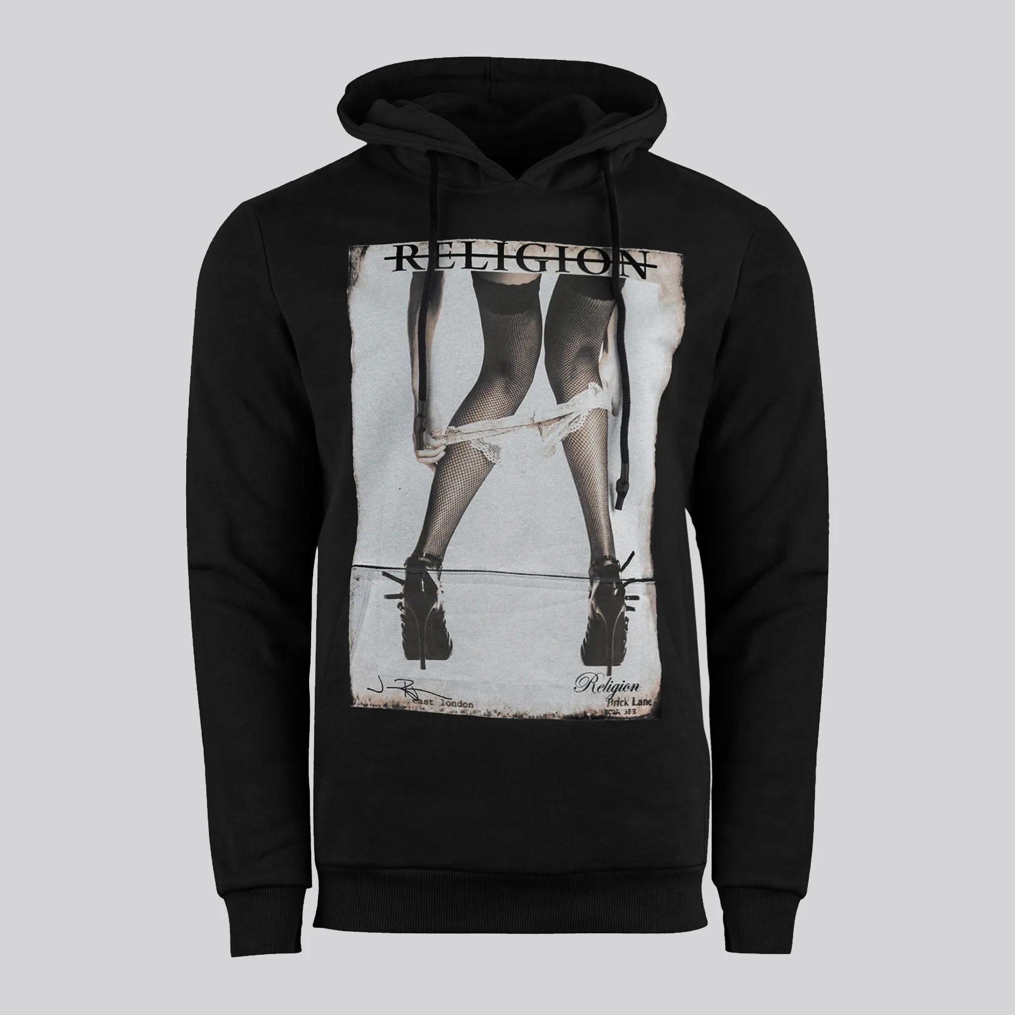 RELIGION PHOTO HOODIE BLACK
