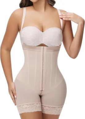 SHAPSHE Fajas Colombianas Tummy Control Shapewear Strapless Body Shaper Butt Lifter BBL Stage Compression Garment