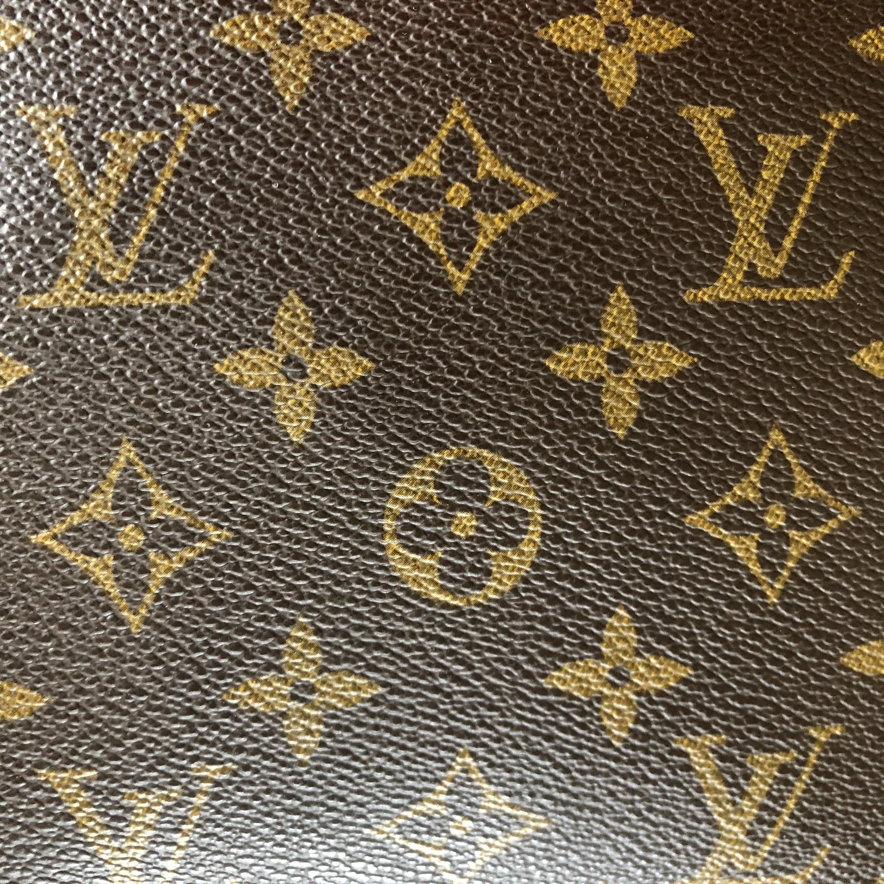 The Peacock - Vintage Monogram Hobo Crossbody in Black - Brass Hardware