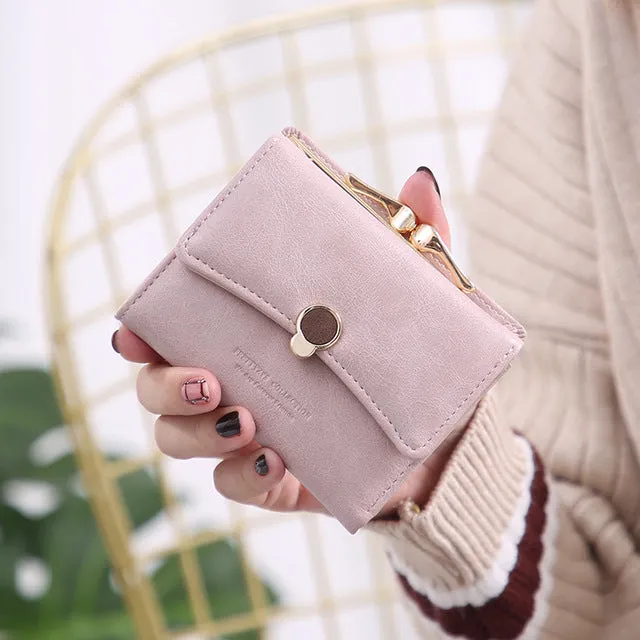 Three Fold PU Leather Coin Wallet