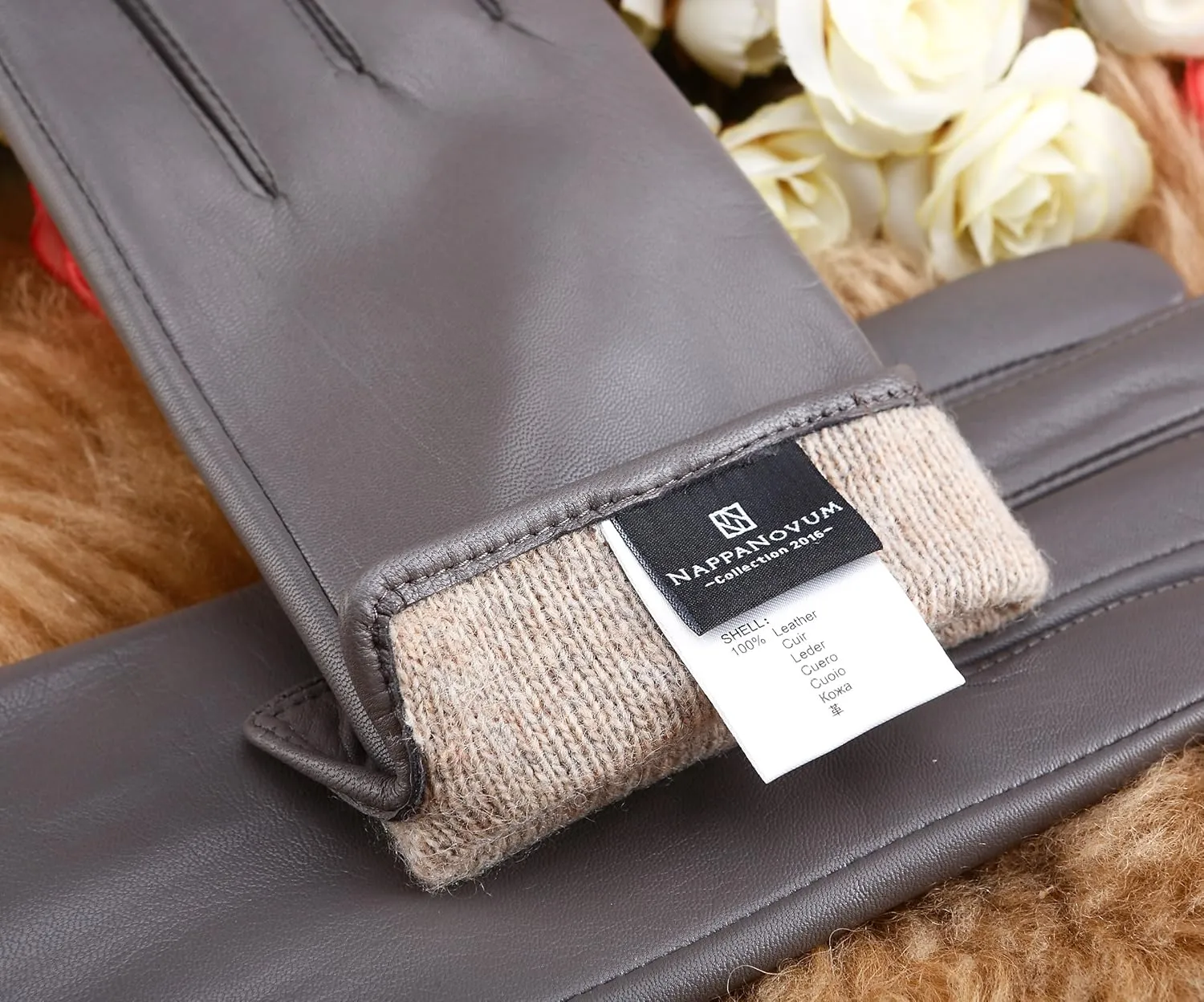 Women's Italian Leather Gloves Lambskin Winter Comfort Gloves (Touchscreen or Non-Touchscreen)