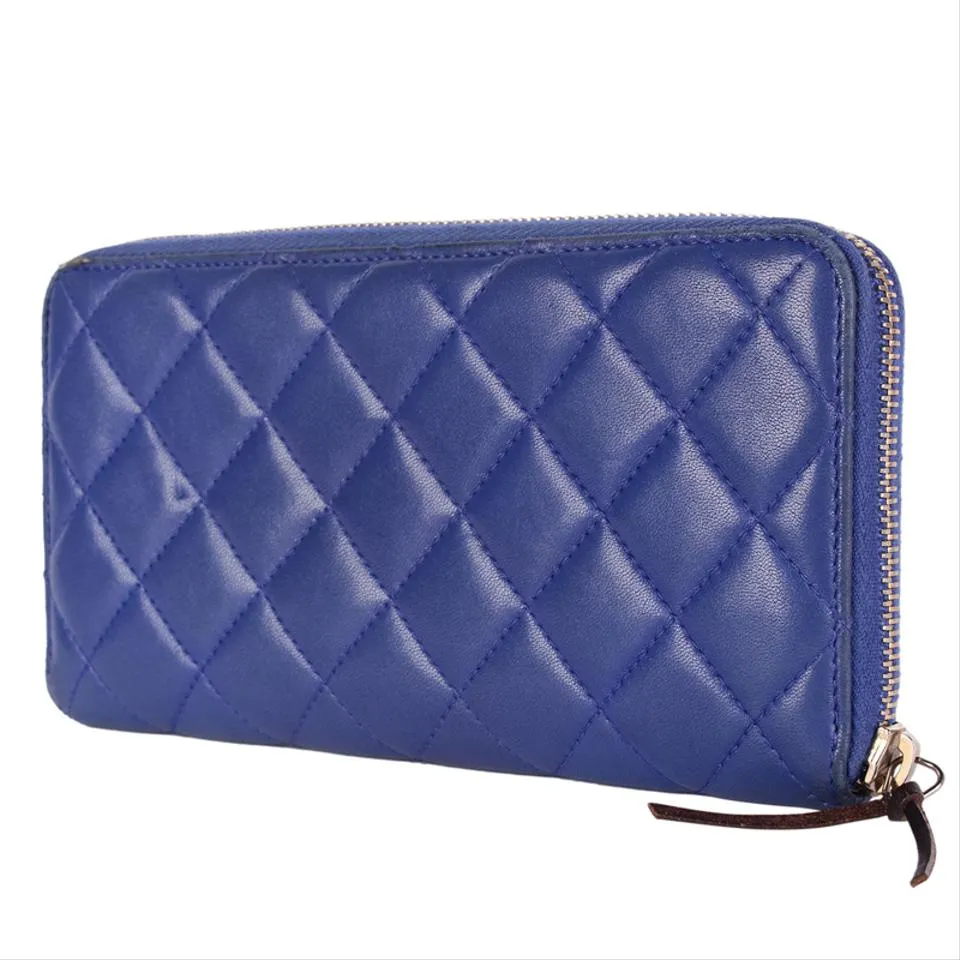 Zippy Lambskin Leather Wallet (Authentic Pre-owned)